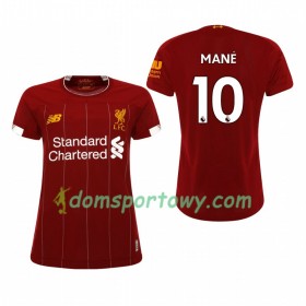 Koszulka Liverpool Sadio Mane 10 Damska Domowe Koszulki Piłkarskie 2019-2020 Krótki Rękaw